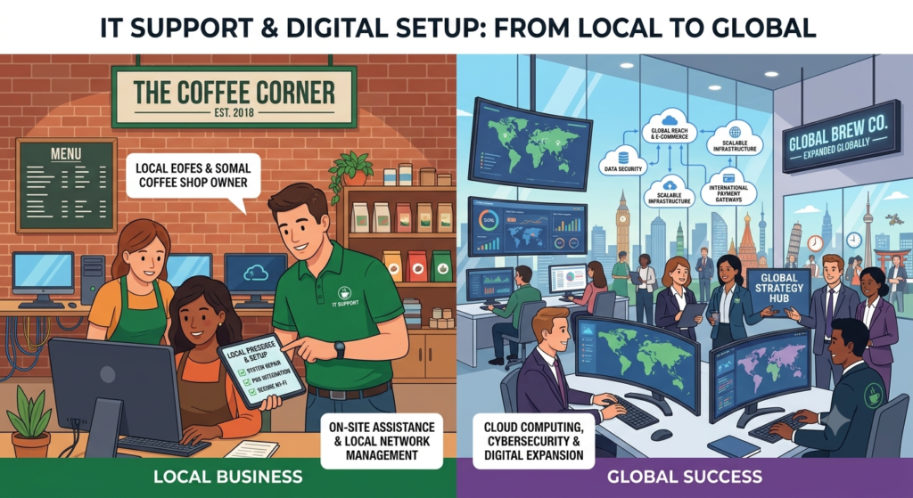it support and digital setup