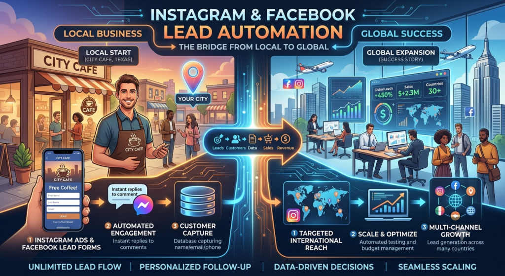 instagram and facebook leads