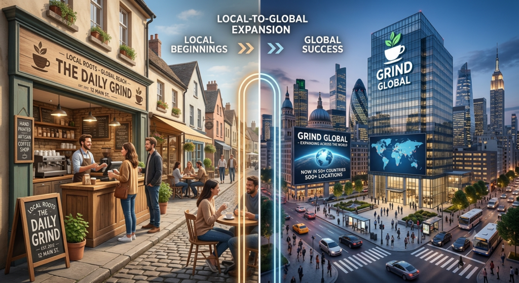 local to global expansion